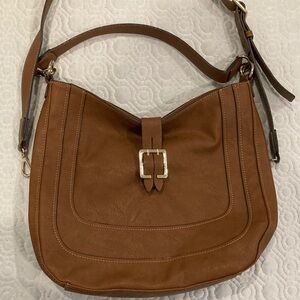 Nine West Tan Hobo Bag with Buckle